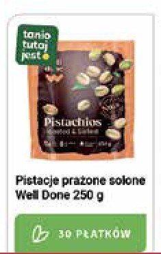 Pistacje prażone solone Well Done promocja w Stokrotka