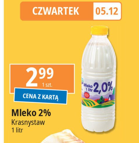 Mleko 3.2% Krasnystaw promocja