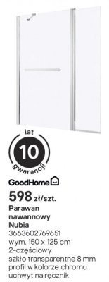 Parawan nawannowy Nubia promocja w Castorama