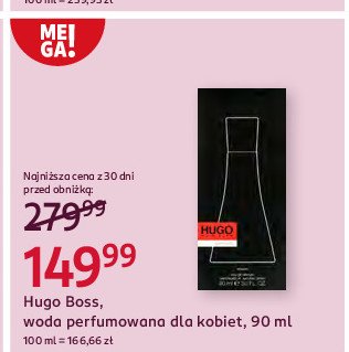 Woda perfumowana Hugo boss deep red Hugo by hugo boss promocja w Rossmann