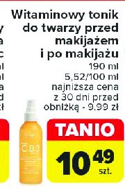 Tonik przed makijażem i po makijażu Ziaja c.b3 promocja