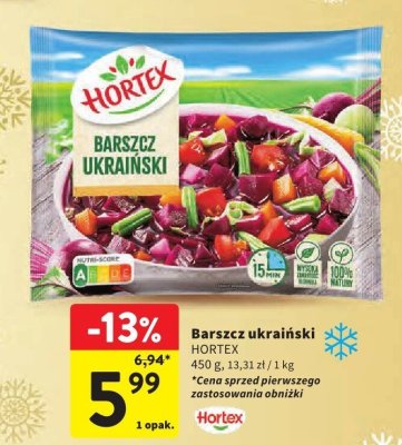 Barszcz ukraiński HORTEX promocja w Intermarche