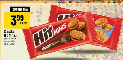 Ciastka Hit Minis wybrane rodzaje Bahlsen promocja w POLOmarket
