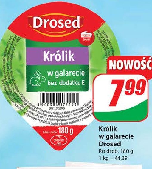 Kr贸lik w galarecie Drosed promocja