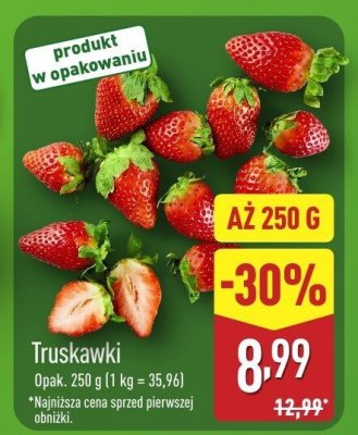 Truskawki promocja w Aldi
