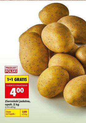 Ziemniaki jadalne 2 kg promocja w Biedronka