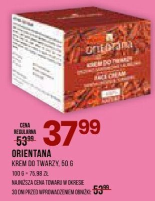 Krem do twarzy Orientana 50 g promocja w Drogerie Natura