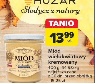 Miód nektarowy wielokwiatowy kremowany Miody polskie promocja