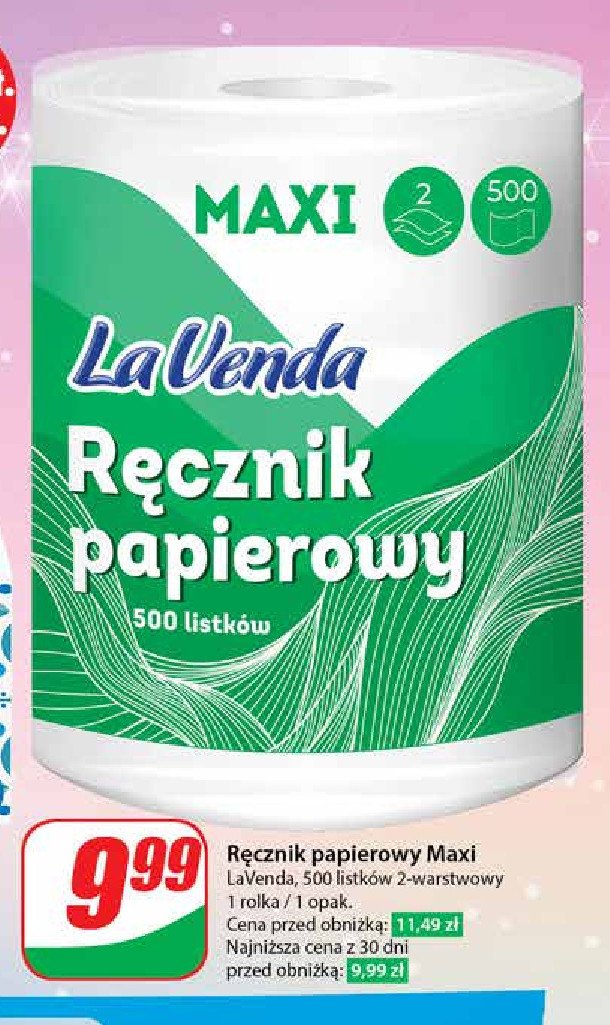 Ręcznik papierowy maxi Lavenda promocja