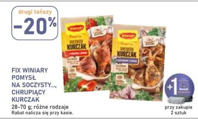Fix winiary pomysł na soczysty... chrupiący kurczak promocja w Stokrotka