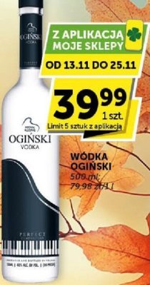 Wódka Ogiński 500 ml promocja w ABC