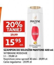 Szampon do włosów lively colour Pantene pro-v promocja