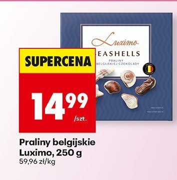 Praliny belgijskie Luximo promocja w Biedronka