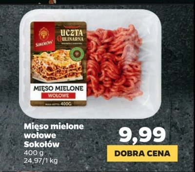 Mięso mielone wołowe Sokołów promocja