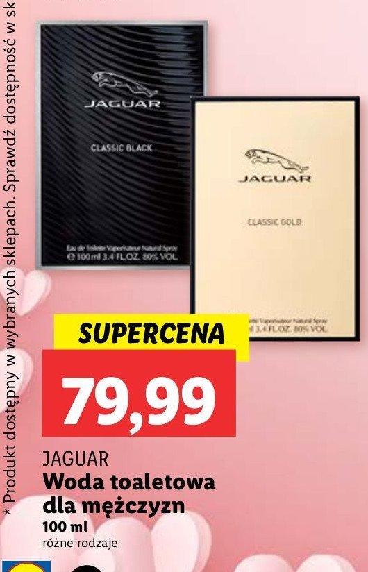 Woda toaletowa Jaguar classic black promocja