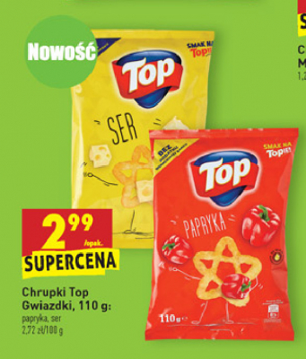 Chrupki gwiazdki papryka Top promocja