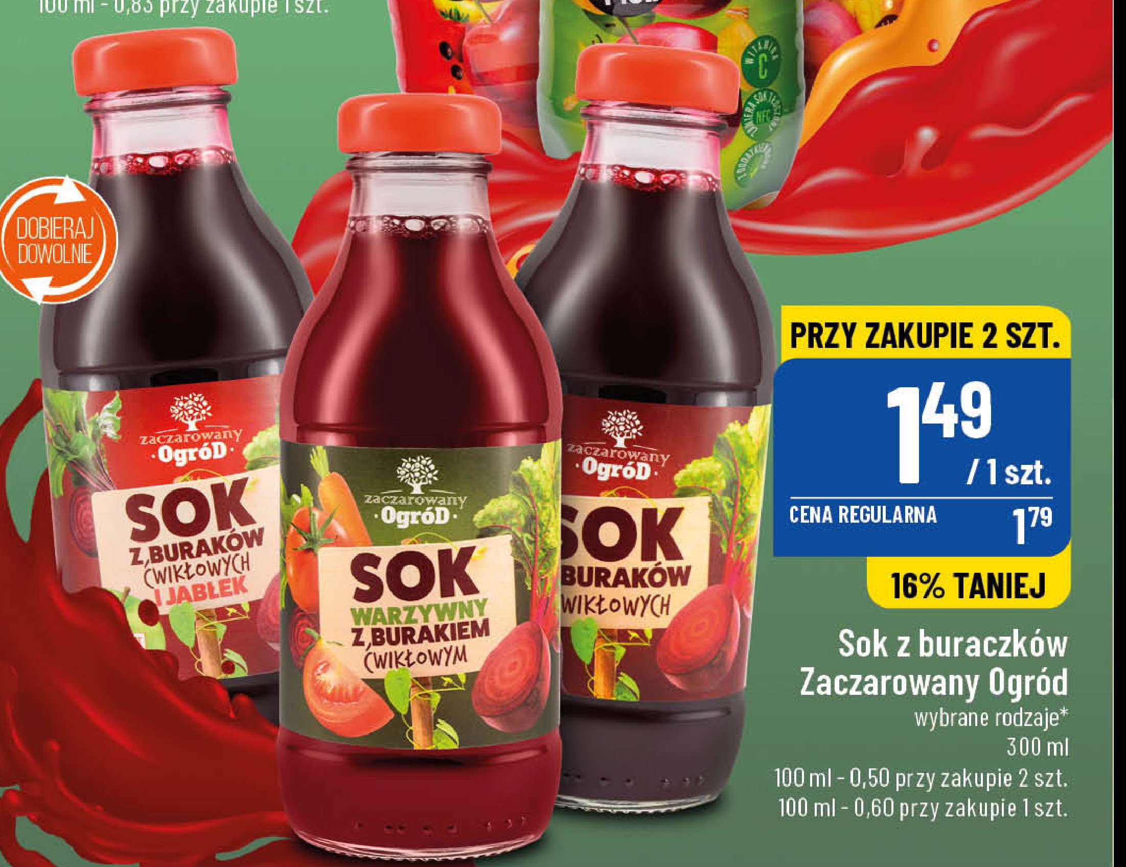 Sok z buraków i jabłek