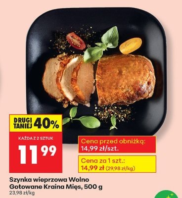 Szynka wieprzowa Wolno Gotowane promocja w Biedronka