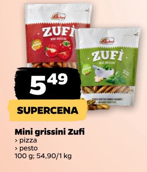 Grissini mini pesto Zufi promocja