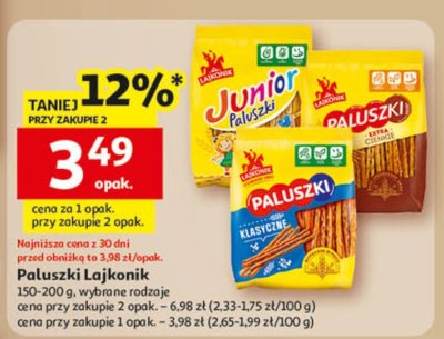 Paluszki Lajkonik promocja w Auchan