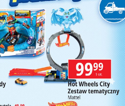 Zestaw pętla nietoperza Hot wheels promocja w Leclerc