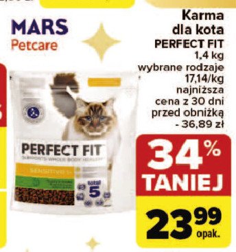 Karma dla kota pro sterile Perfect fit promocja