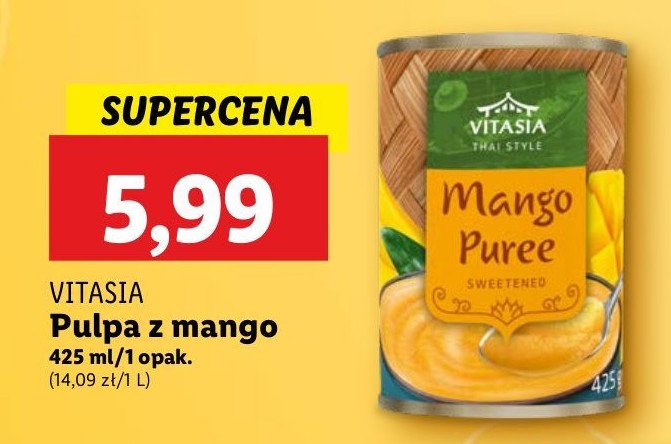 Mango puree Vitasia promocja