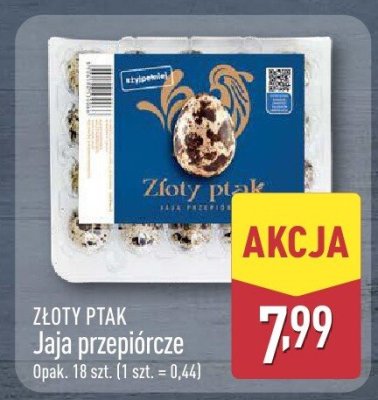 Jaja przepiórcze  promocja w Aldi