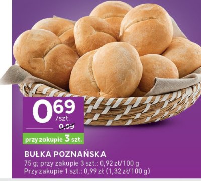 Bułka poznańska promocja w Stokrotka