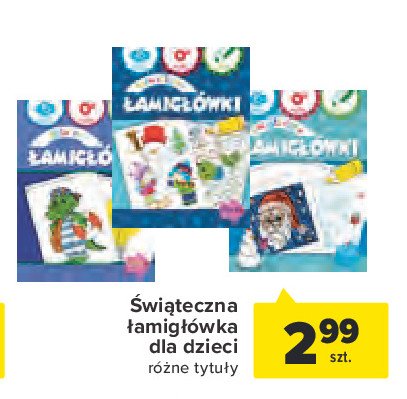 Łamigłówki świąteczne promocja