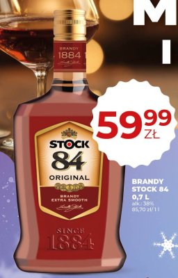 Brandy Stock 84 Original 0,7L promocja w Duży Ben