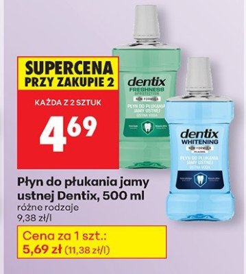 Płyn do płukania jamy ustnej różne rodzaje promocja w Biedronka