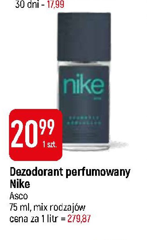 Dezodorant Nike man Nike cosmetics promocja