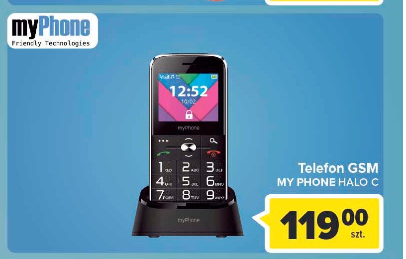 Telefon kom贸rkowy halo c Myphone promocja