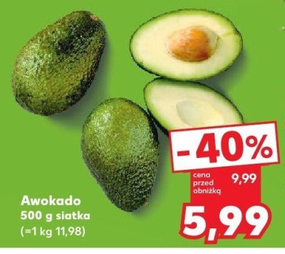 Awokado 500g siatka promocja w Kaufland