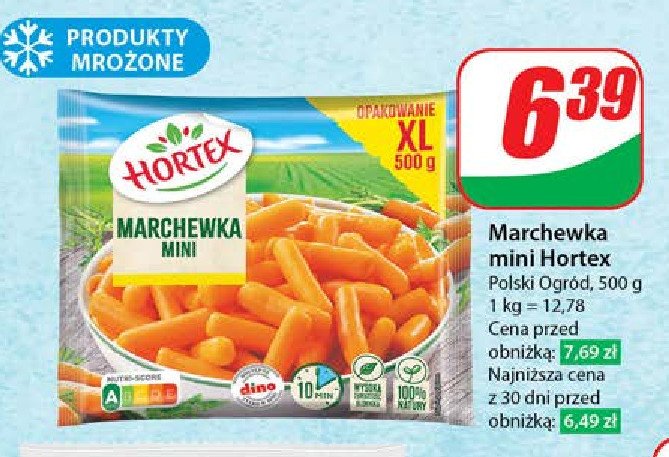 Marchewka mini Hortex promocja