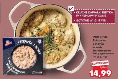 Potrawka z indyka w sosie śmietanowym promocja w Kaufland
