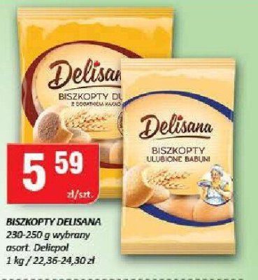 Biszkopt Delisana promocja w Chorten