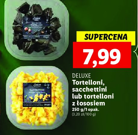 Tortelloni sacchettini Deluxe promocja
