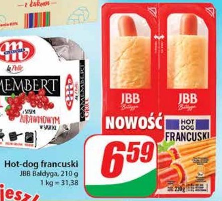 Hot-dog francuski Jbb bałdyga promocja