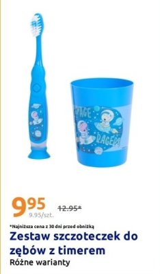 Zestaw szczoteczek do zębów z timerem promocja w Action