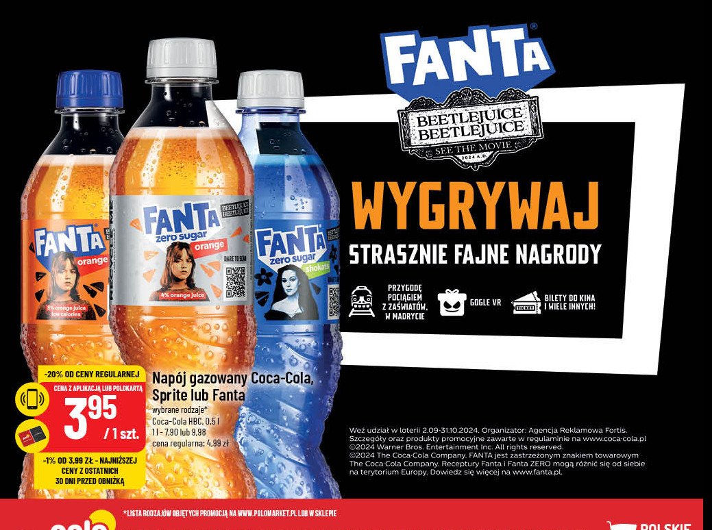 Napój shokata Fanta zero promocja