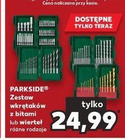 Zestaw wkrętaków z bitami Parkside promocja