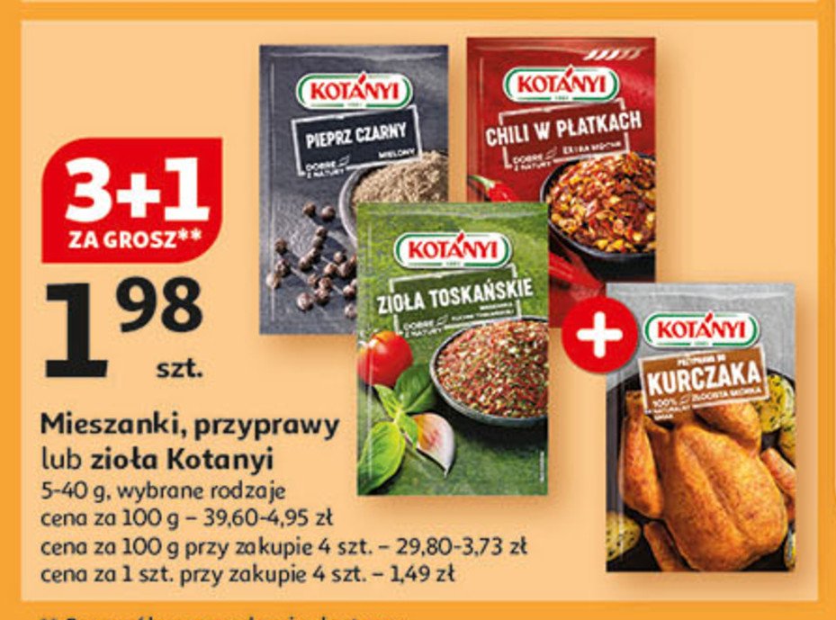 Chili w płatkach Kotanyi promocja w Auchan