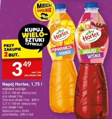 Napój Hortex, 1,75 l promocja w Twój Market