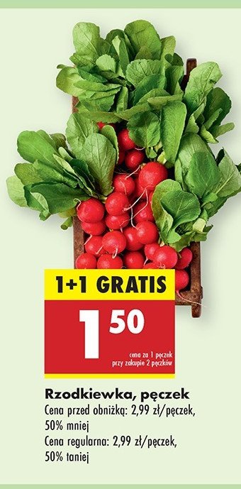 Rzodkiewka promocja w Biedronka