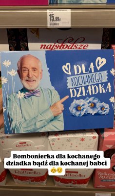 Bombonierka Dla Kochanego Dziadka promocja w Intermarche