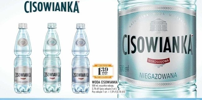 Woda gazowana Cisowianka promocja