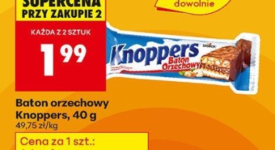 Baton orzechowy  promocja w Biedronka