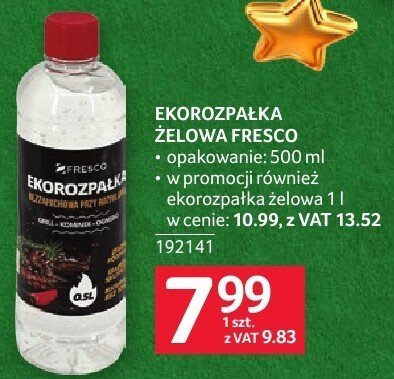Ekorozpałka żelowa Fresco promocja w Selgros